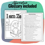 My ABC-firmations Coloring Pages for Boys