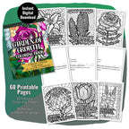 Garden of Growth Affirmation Coloring Pages
