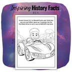 Tiny Trailblazers Black History Coloring Book for Boys