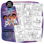 Tiny Trailblazers Black History Coloring Book for Boys