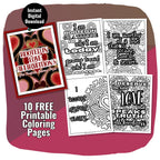 Rooted in Love Affirmation Coloring Pages