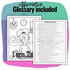 My ABC-firmations Coloring Pages for Girls