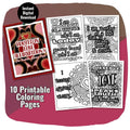 Rooted in Love Affirmation Coloring Pages